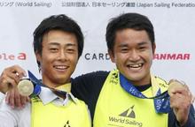 セーリングで岡田、外薗組が優勝 ４７０級最終レースは中止
