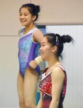 体操の畠田、姉妹で五輪目指す 世界選手権代表が練習公開