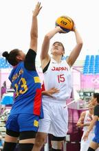 日本は女子連勝、男子連敗 バスケ３人制・２５日
