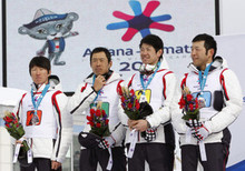 【アジア冬季大会】2月6日、日本代表選手団は金メダル2、銀メダル2、銅メダル2を獲得