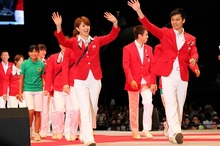 史上初、一般ファンが参加　ロンドンオリンピック日本代表選手団壮行会