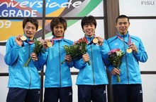 【ベオグラード大会・水泳】競泳男子4X100mメドレーリレーで日本チームが大会新記録で金メダルを獲得！ 