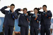 【イズミル大会・競泳】男子4×100mメドレーリレーで日本チーム銅メダル！