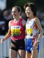 横浜女子マラソン、野尻２位 マヨロワが優勝