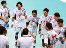 日本男子、９位以下確定 アジア大会ハンドボール