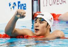 瀬戸大也が金、日本勢初の連覇 ４００ｍ個人メドレー、世界水泳