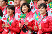 【リオ・リポート】日本代表選手団が入村式、池江璃花子選手「すごく過ごしやすい」