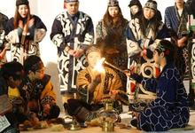 札幌、アイヌ伝統の方法で採火 冬季アジア大会