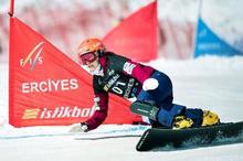 スノーボード女子で竹内が２位 Ｗ杯パラレル大回転
