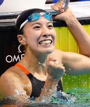 初出場の大橋が日本新で銀 世界水泳、今井は５位