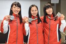 トランポリンの岸、銀を「実感」 日本代表が世界選手権から帰国
