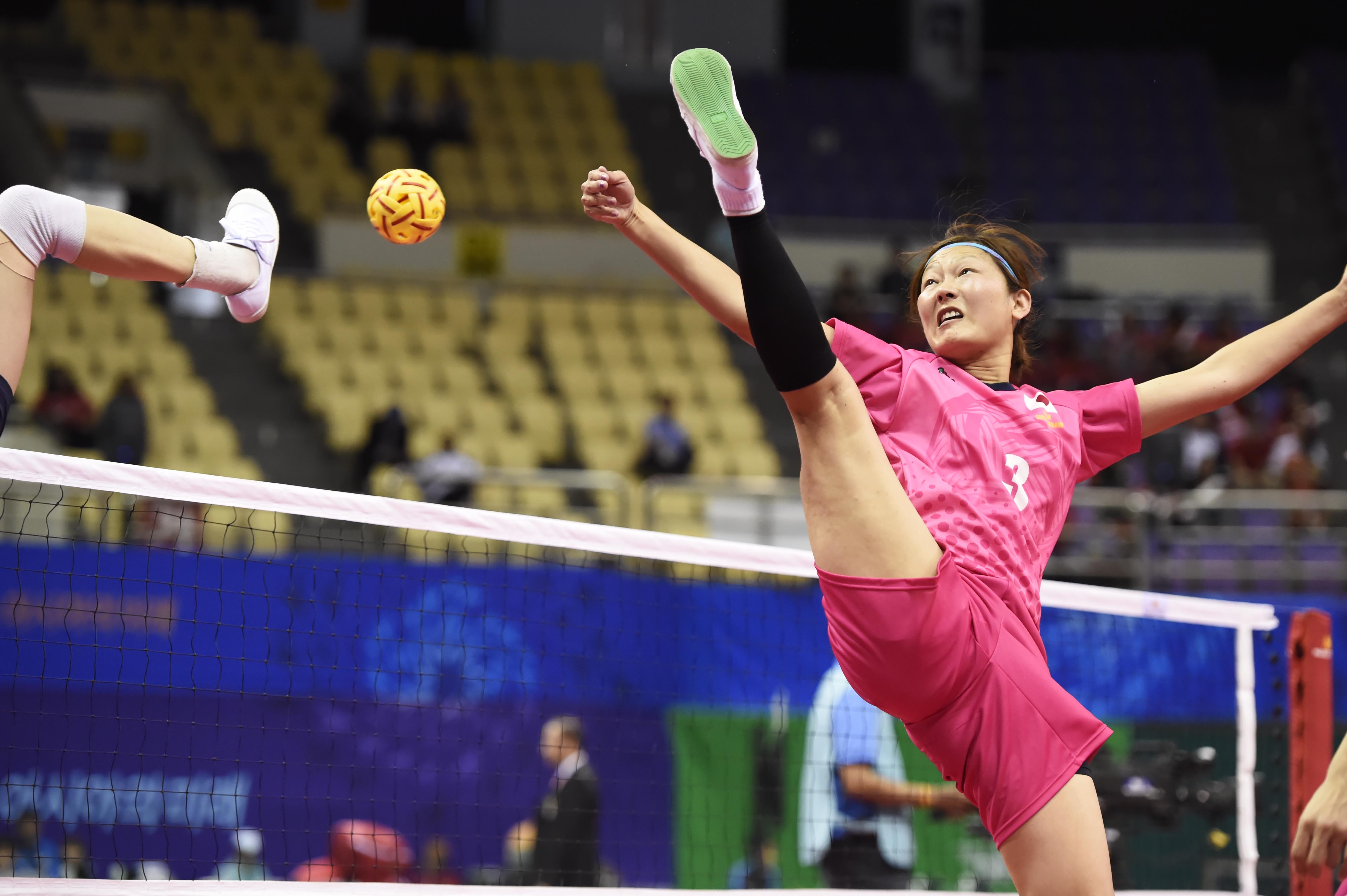 仁川大会 セパタクロー 女子ダブルス グループA 予選