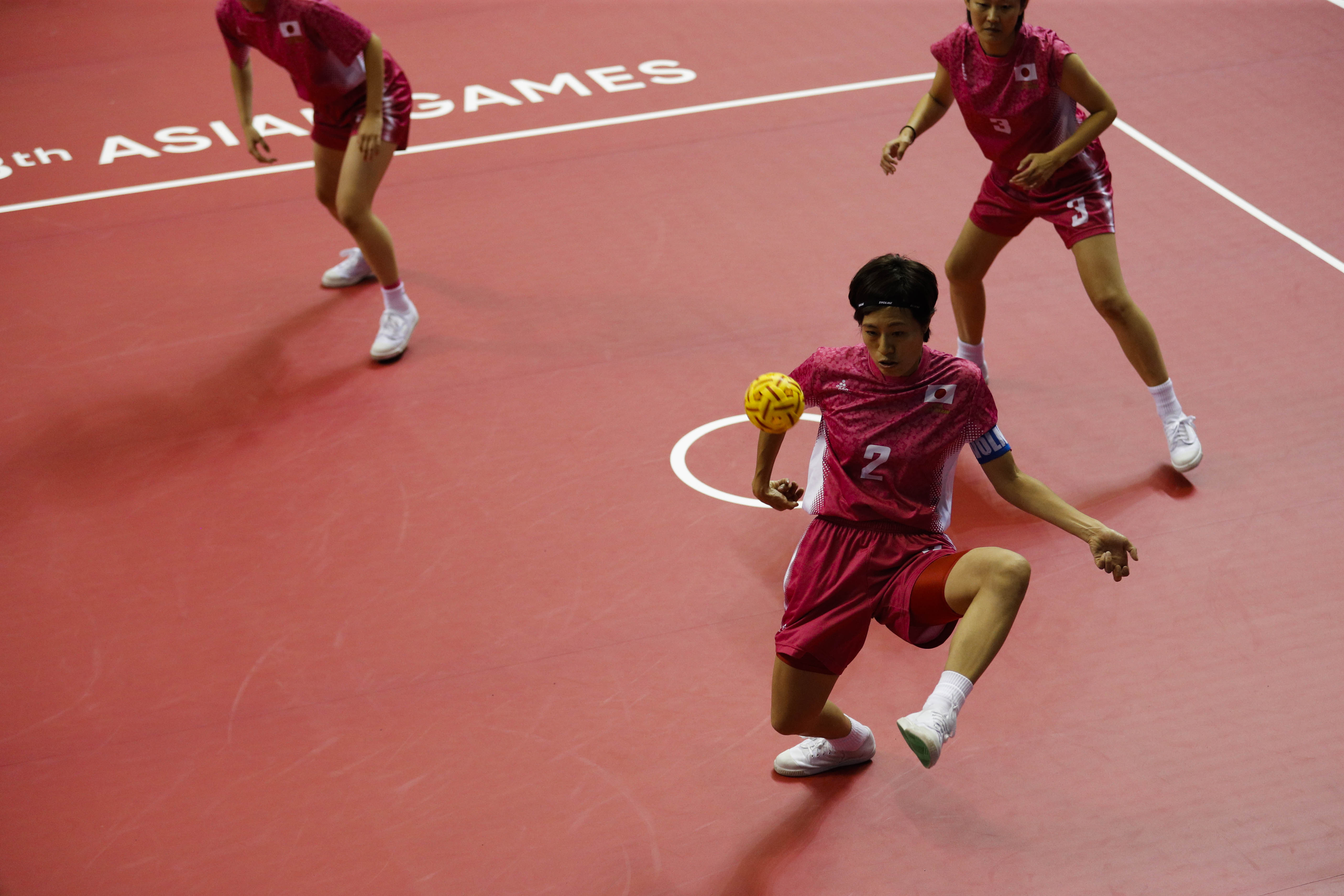 ジャカルタ・パレンバンアジア大会 セパタクロー女子団体レグ予選