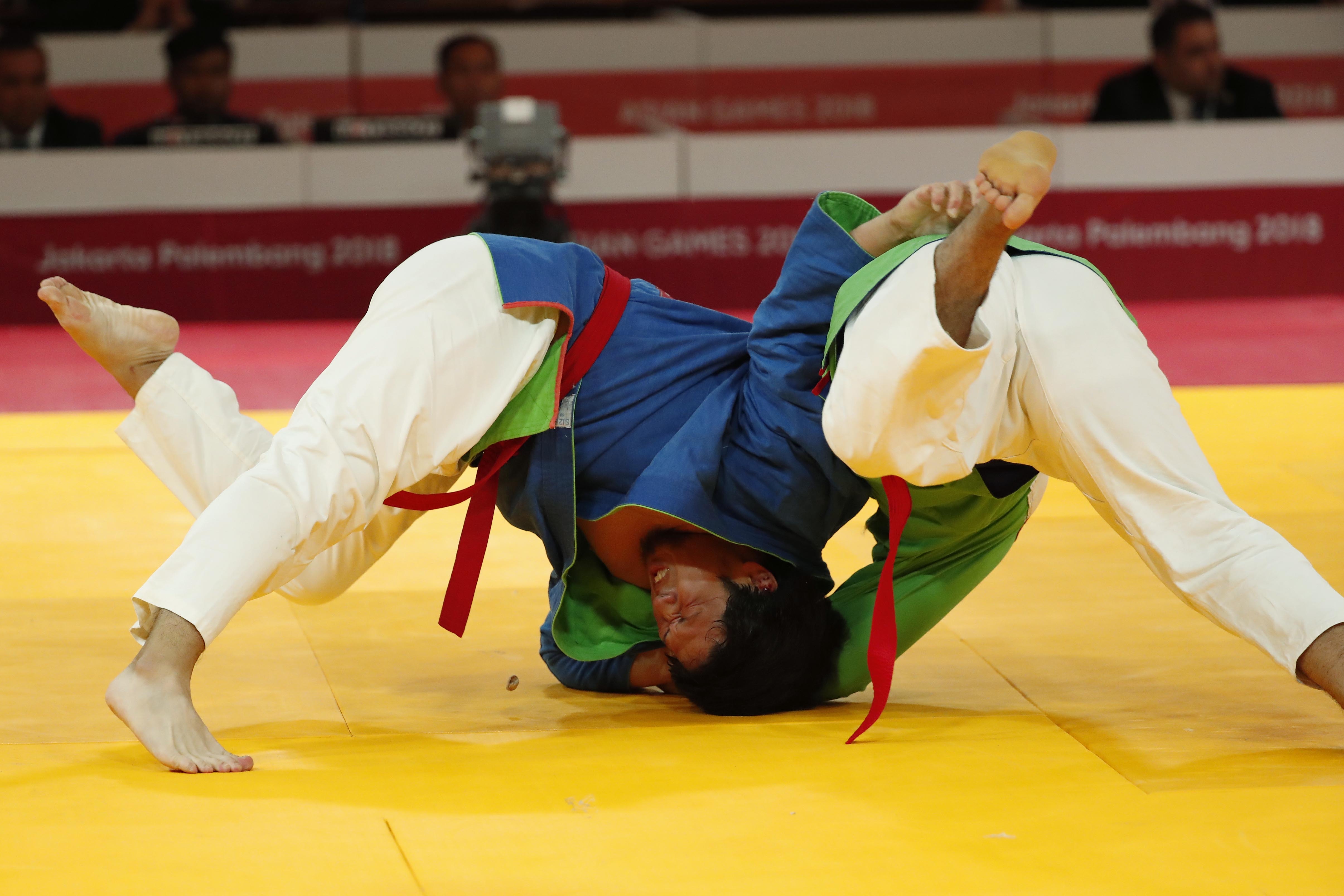 ジャカルタ・パレンバンアジア大会 クラッシュ 男子-80kg Round of 32　添田 航平 (JPN)