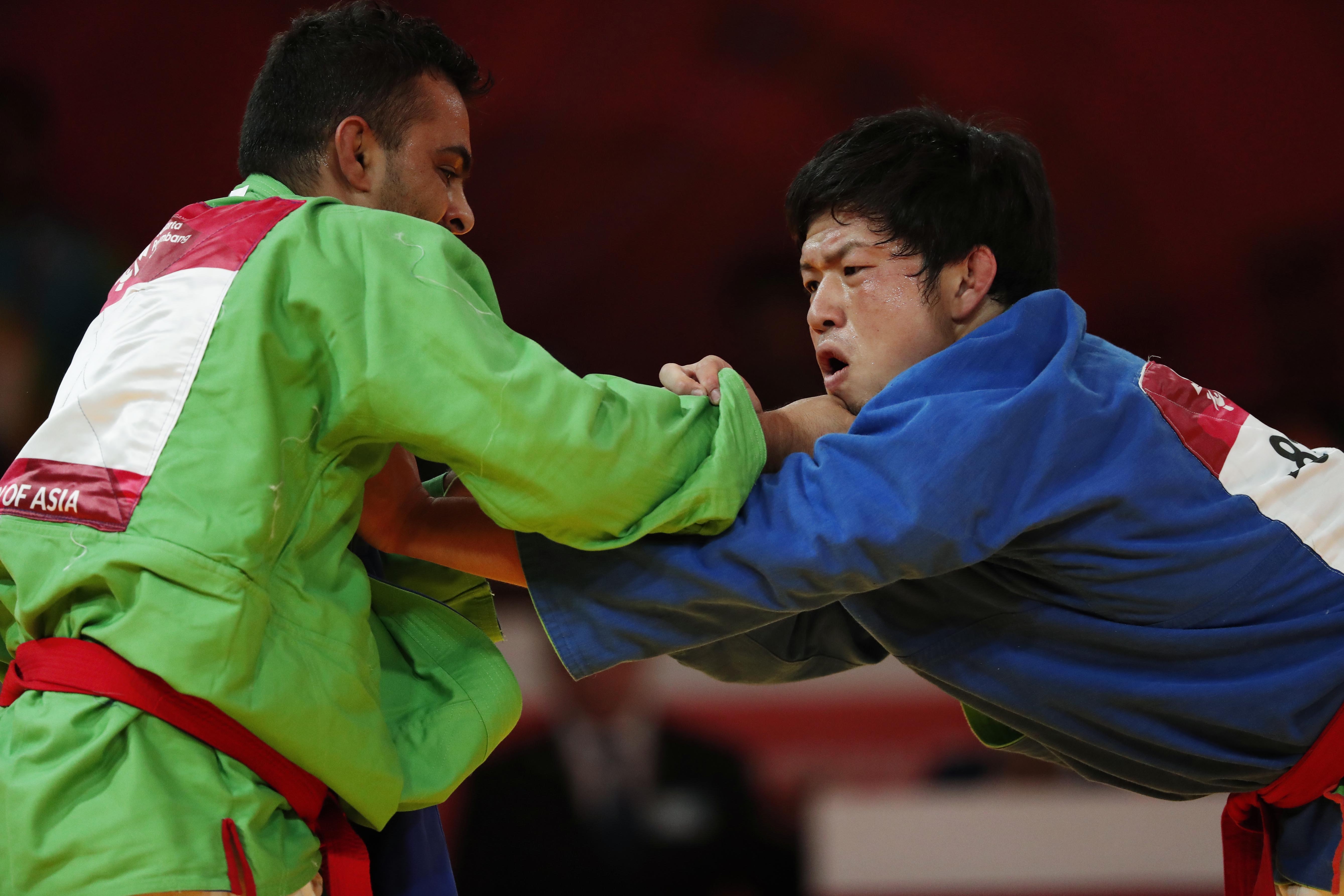 ジャカルタ・パレンバンアジア大会 クラッシュ 男子-80kg Round of 32添田 航平 (JPN)