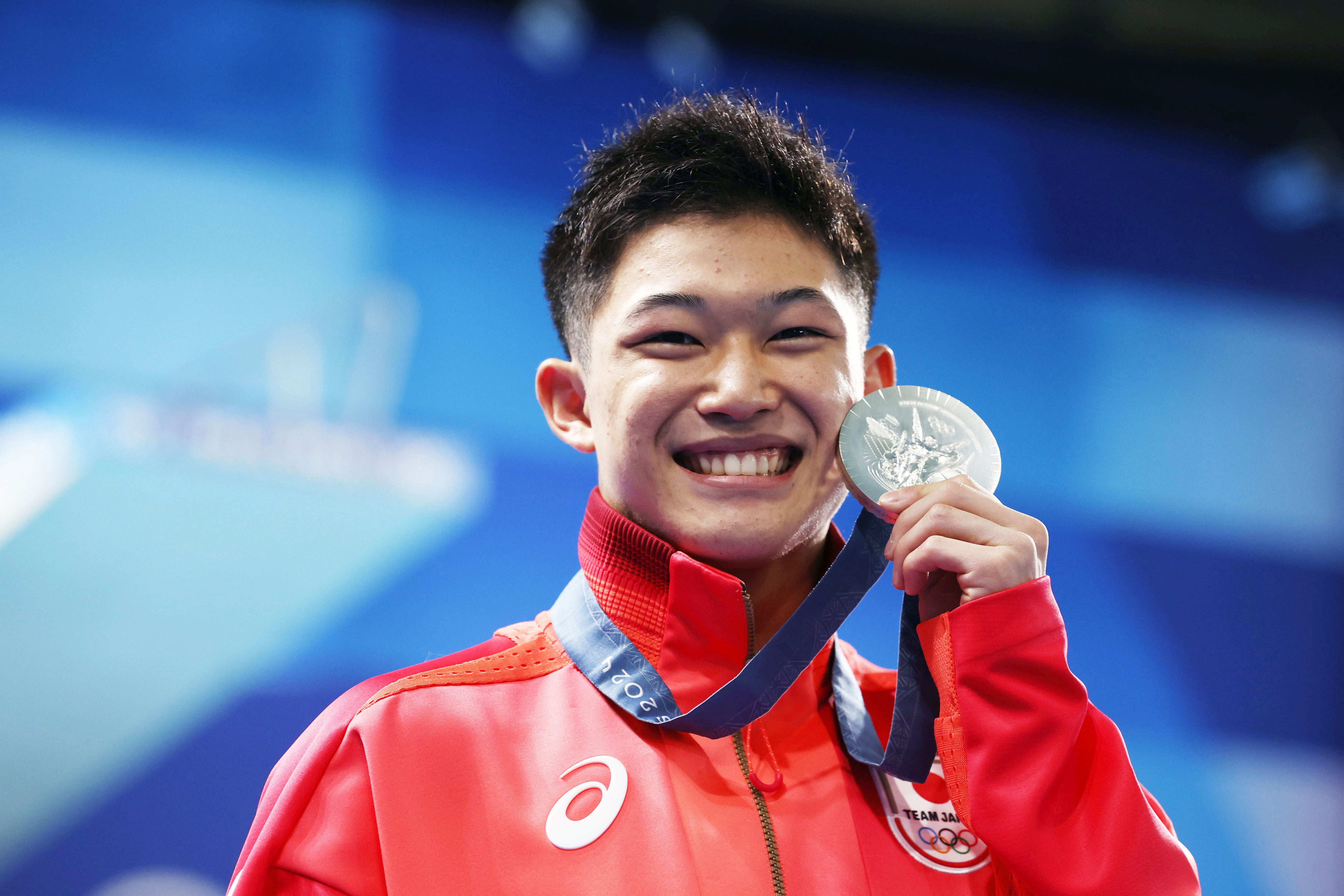 パリ2024大会 銀メダルを獲得した玉井陸斗選手