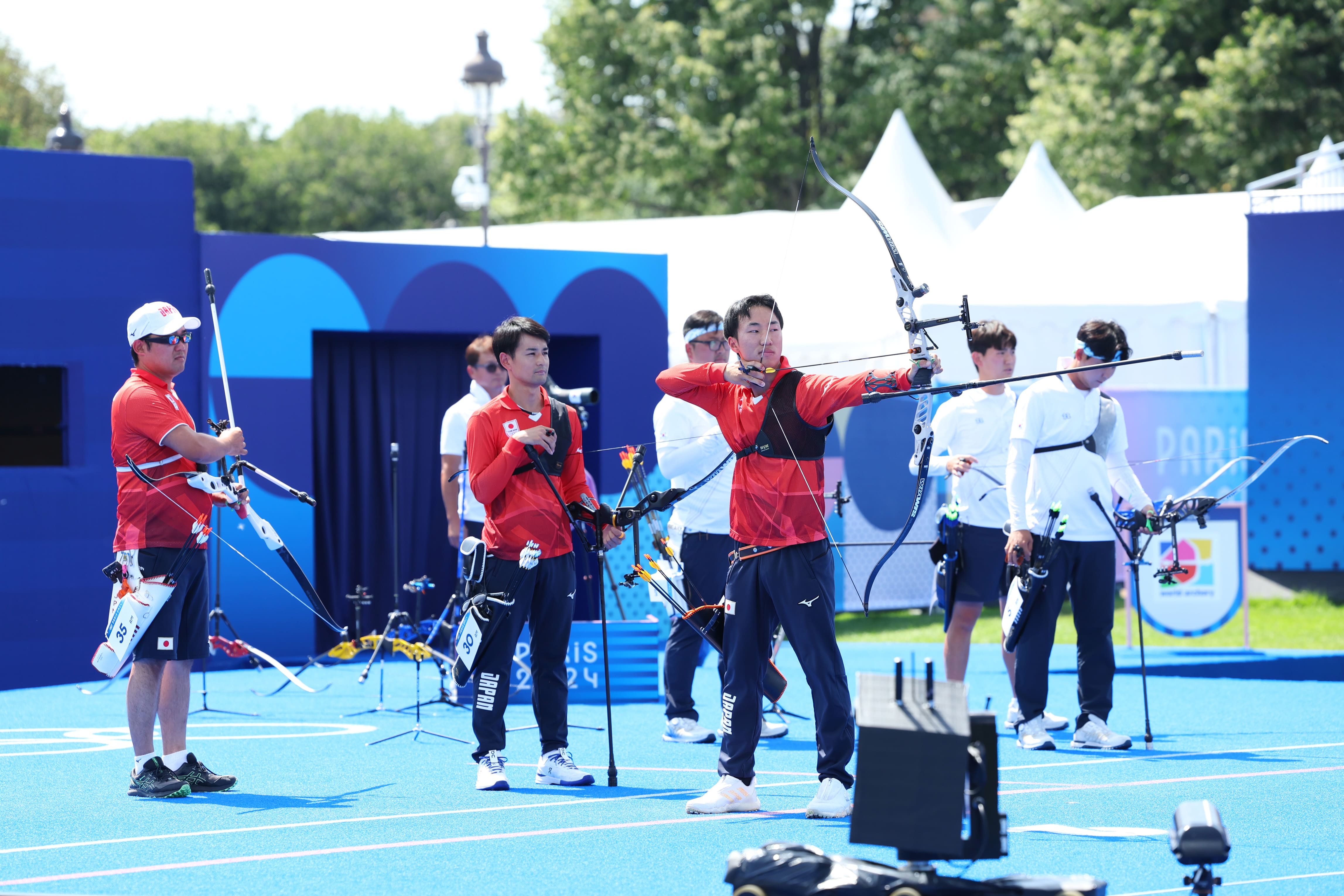東京2020大会アーチェリー 男子団体 準々決勝