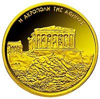 アテネオリンピック2004 アテネオリンピック公式記念コイン - JOC