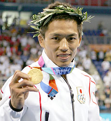 アテネオリンピック2004 日本代表選手団 ゴールドメダリストコメント 野村 忠宏選手 - JOC