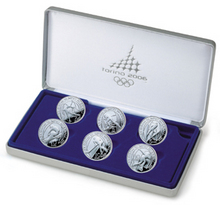 トリノオリンピック公式記念コイン1月23日より予約販売開始