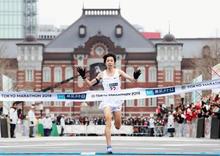 東京マラソン、設楽悠は２位 １６年ぶり日本新、チュンバ優勝