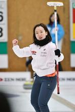 カーリング藤沢、山口組など４強 日本混合ダブルス選手権