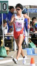 競歩、松永大介が３年連続優勝 全日本能美大会