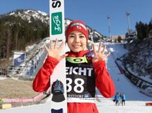 高梨、歴代単独最多の通算５４勝 Ｗ杯ジャンプ女子、平昌後４戦目