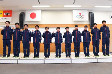 7競技13選手が新たに入校 「平成30年度JOCエリートアカデミー入校式」