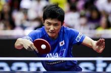 卓球張本、五輪金撃破も敗退 中国オープン、石川ら準々決勝へ