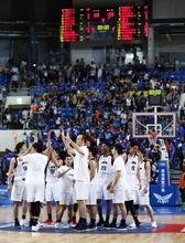 バスケ男子日本、圧勝で突破 Ｗ杯アジア２次予選へ