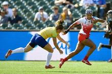 ラグビー、男子は準々決勝進めず ７人制Ｗ杯、女子初勝利