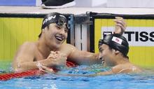 ア大会、競泳鈴木と瀬戸が「金」 第２日、背泳ぎ入江は２位