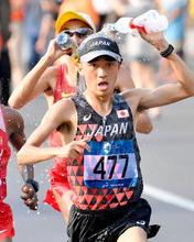 井上が日本勢３２年ぶり金 男子マラソン・２５日
