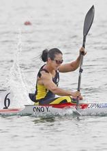 女子の小野が銅メダル二つ獲得 カヌー・１日