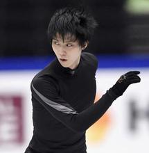 羽生結弦、初練習で４回転３種類 状態「１００パーセント」