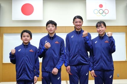 3競技4選手が新たに入校 「平成31年度JOCエリートアカデミー入校式」