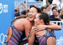 トライアスロン、高橋侑子が４位 自己最高、横浜大会