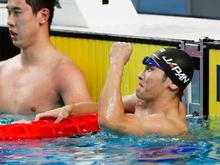 夏季ユニバ、競泳田中が銀メダル 第３日