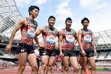 ４００ｍリレーで日本が２位 陸上ＤＬ、２００ｍ小池は４位