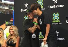 スケートボード、堀米が初Ｖ 白井も３位、Ｘゲーム米国大会