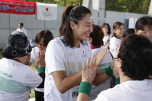 伊藤華英さん、貴田裕美さんらが参加 「オリンピックデー・フェスタ in ふたば」レポート