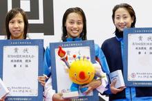 今井が競泳女子５０自由形優勝 国体、五輪代表三上も勝つ