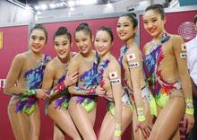 新体操日本、４４年ぶり銀メダル 世界選手権の団体総合