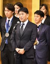 五輪へ、競泳メダル「倍近く」 平井ＨＣ、世界選手権の６から