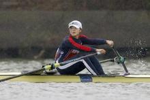 五輪ボート代表選考スタート 荒川でタイム競う