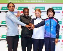 さいたま国際マラソン、記者会見 吉田香織「日本人最高記録を」