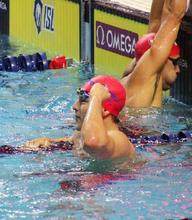 短水路競泳、瀬戸は２種目で１位 新設の国際リーグ決勝大会