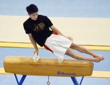 体操の橋本大輝「ぶれずにやる」 男子のホープが練習公開