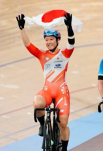 自転車の梶原金、初の五輪代表に 世界選手権の女子オムニアム
